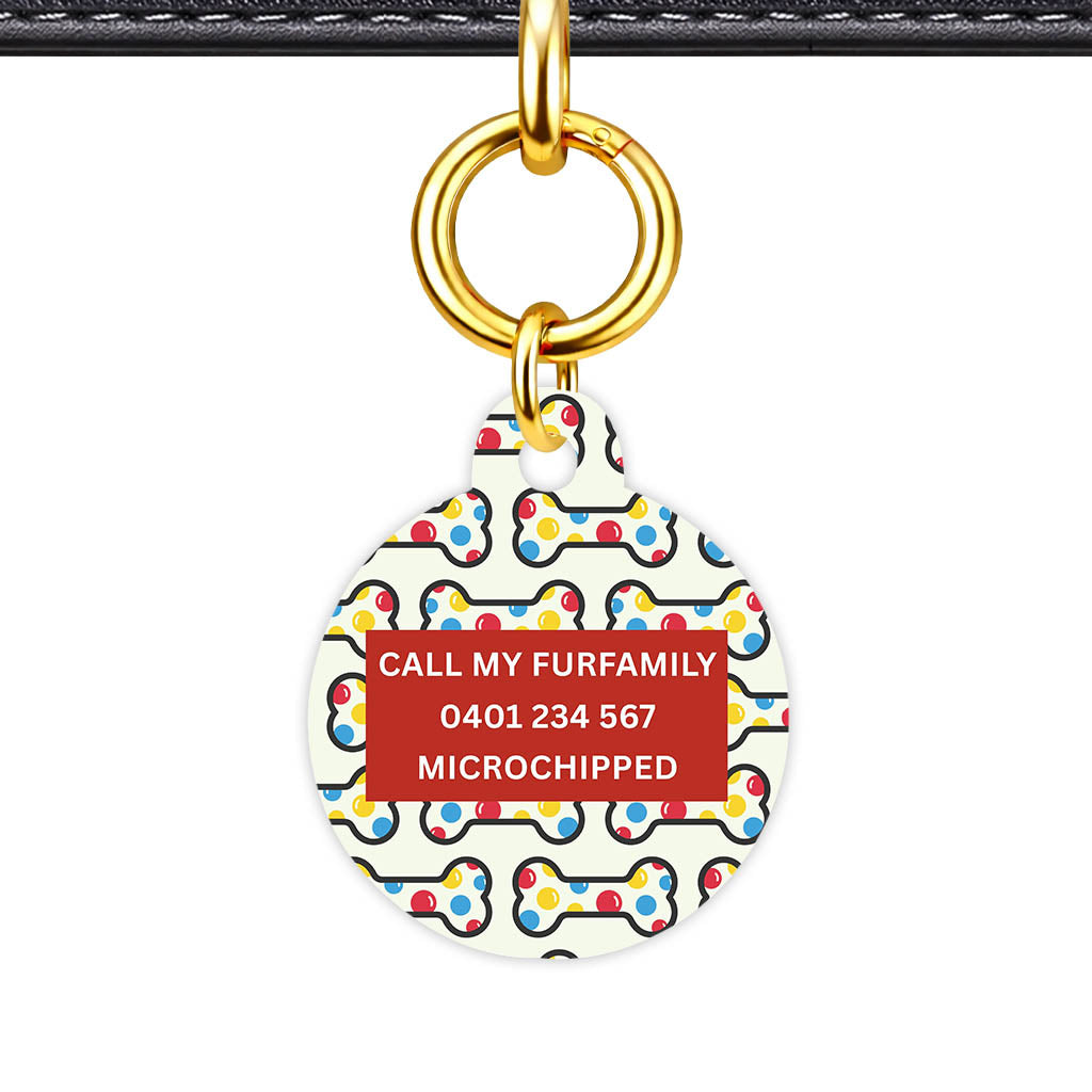 Dotti Dog Bones Classic Pet Id (Dog Tag & Cat Tag)