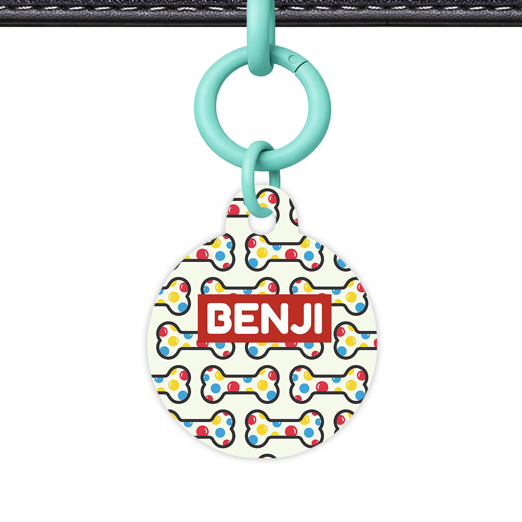 Dotti Dog Bones QR Smart Pet Id Tag (Dog Tag & Cat Tag)