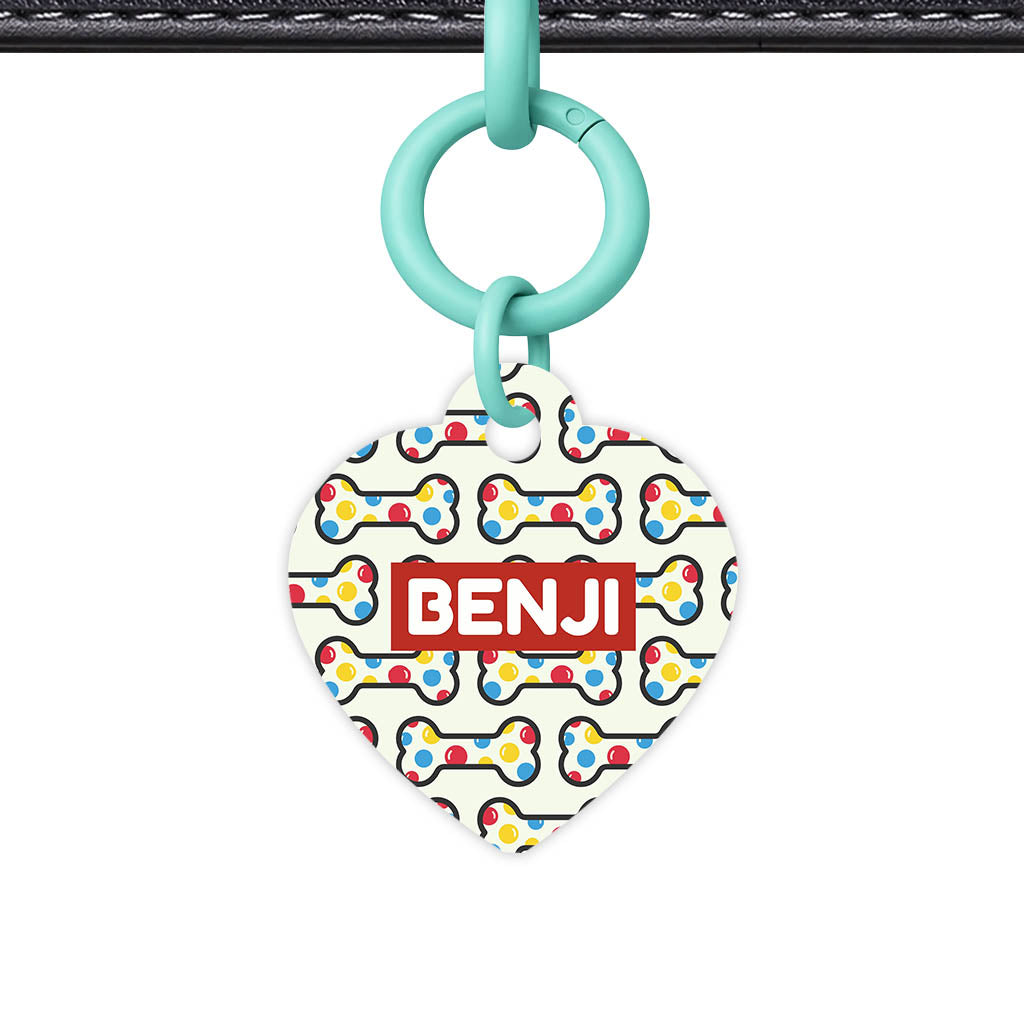 Dotti Dog Bones QR Smart Pet Id Tag (Dog Tag & Cat Tag)