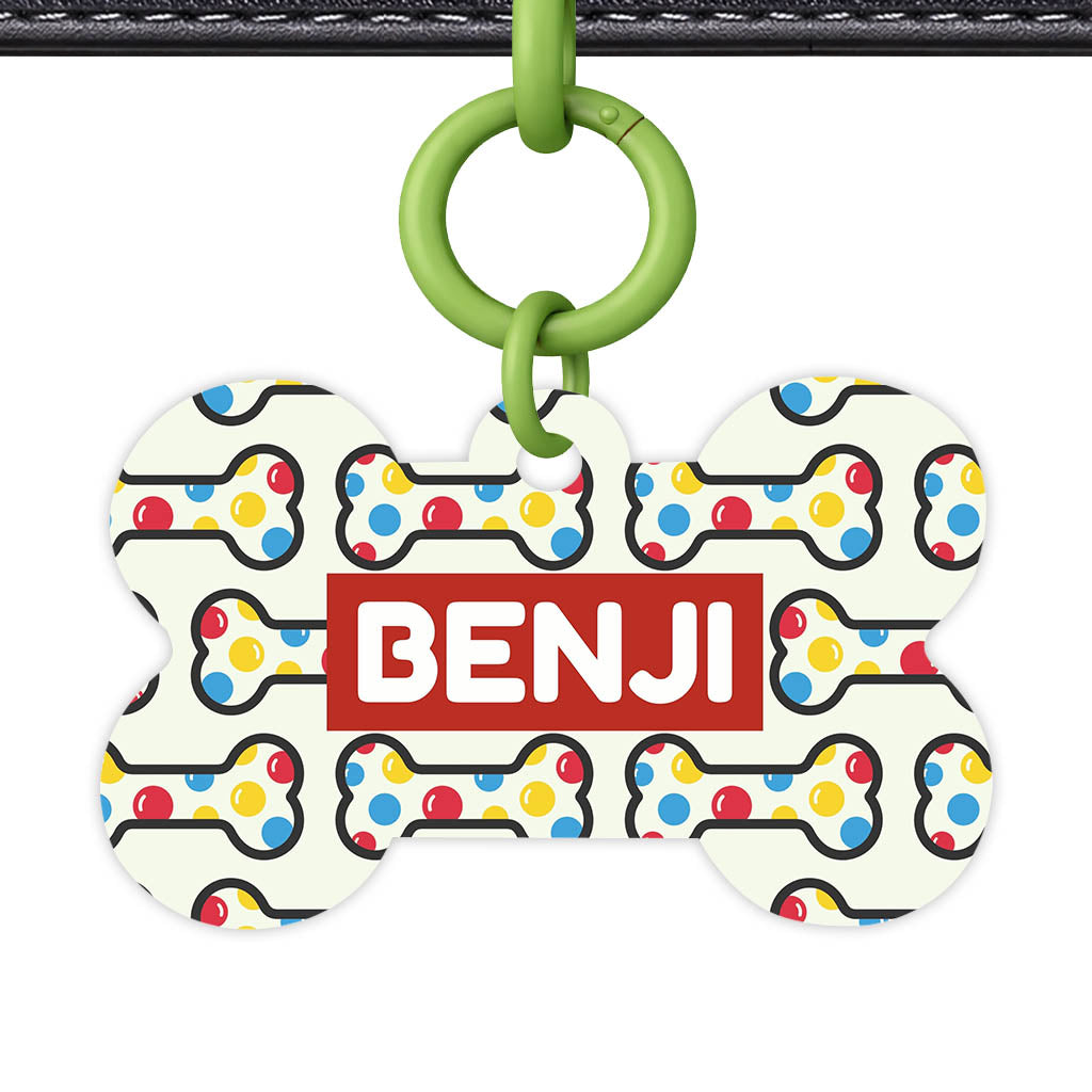 Dotti Dog Bones QR Smart Pet Id Tag (Dog Tag & Cat Tag)