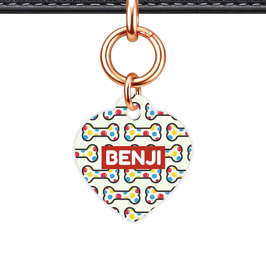 Dotti Dog Bones QR Smart Pet Id Tag (Dog Tag & Cat Tag)