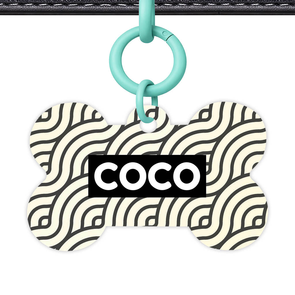 Vintage Cool QR Smart Pet Id Tag (Dog Tag & Cat Tag)