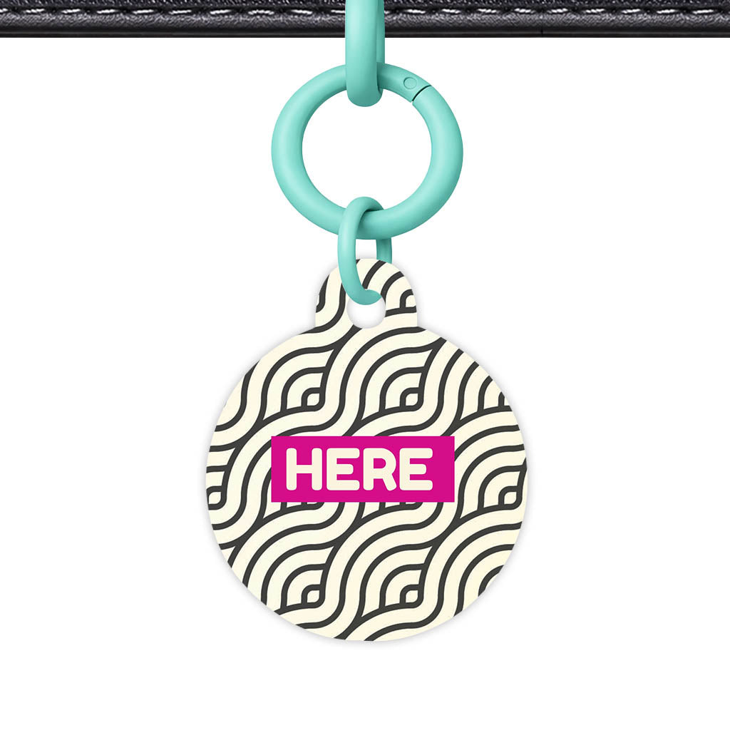 Vintage Cool QR Smart Pet Id Tag (Dog Tag & Cat Tag)