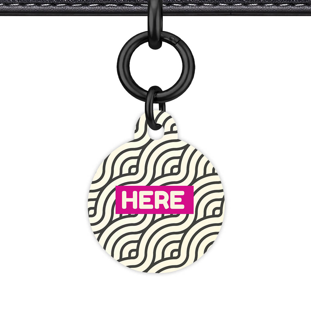 Vintage Cool QR Smart Pet Id Tag (Dog Tag & Cat Tag)