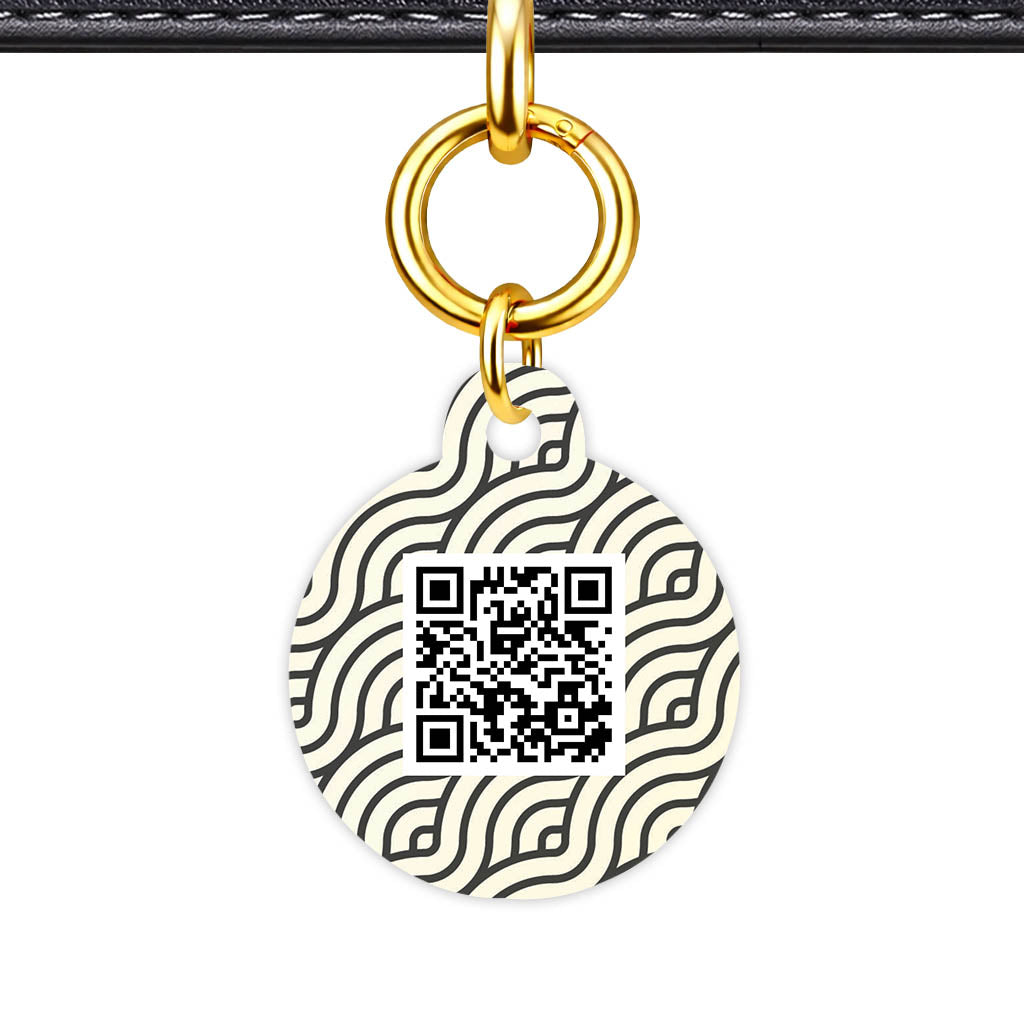 Vintage Cool QR Smart Pet Id Tag (Dog Tag & Cat Tag)