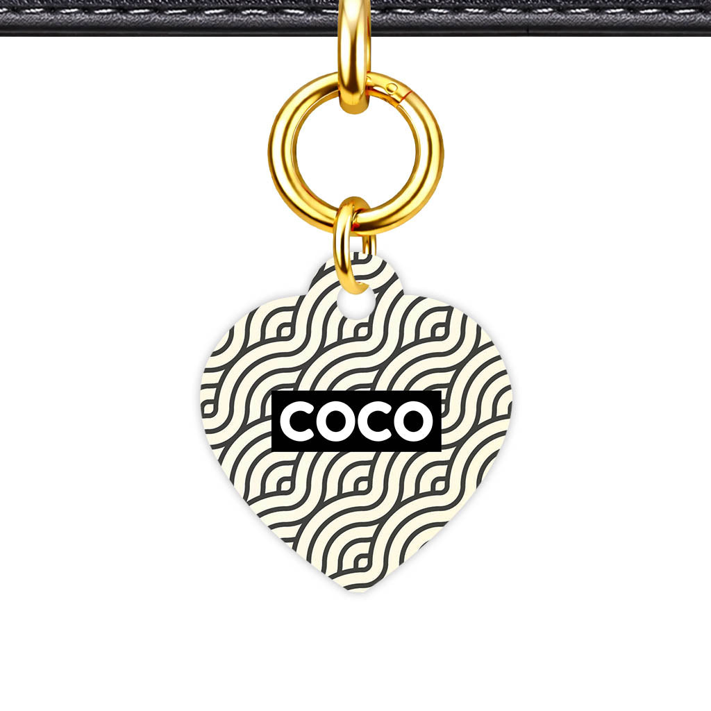 Vintage Cool QR Smart Pet Id Tag (Dog Tag & Cat Tag)