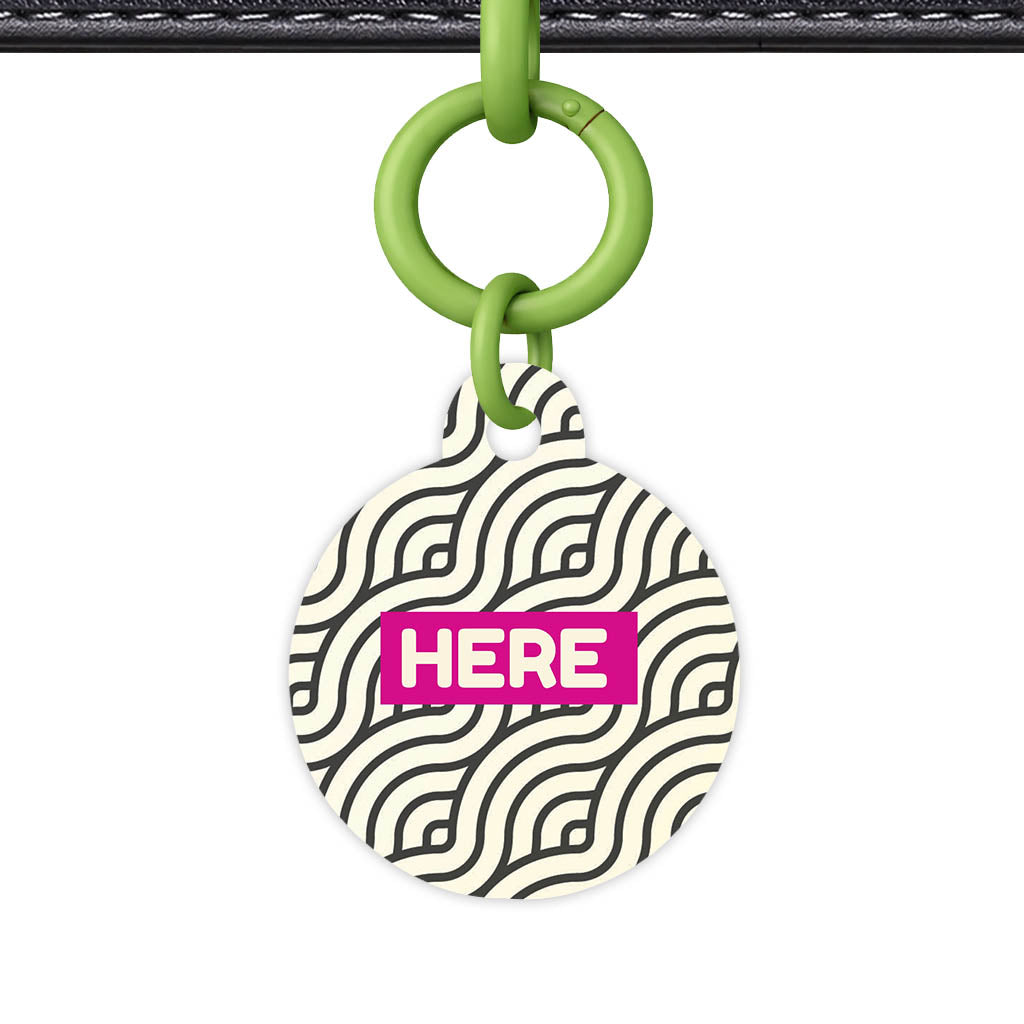 Vintage Cool QR Smart Pet Id Tag (Dog Tag & Cat Tag)