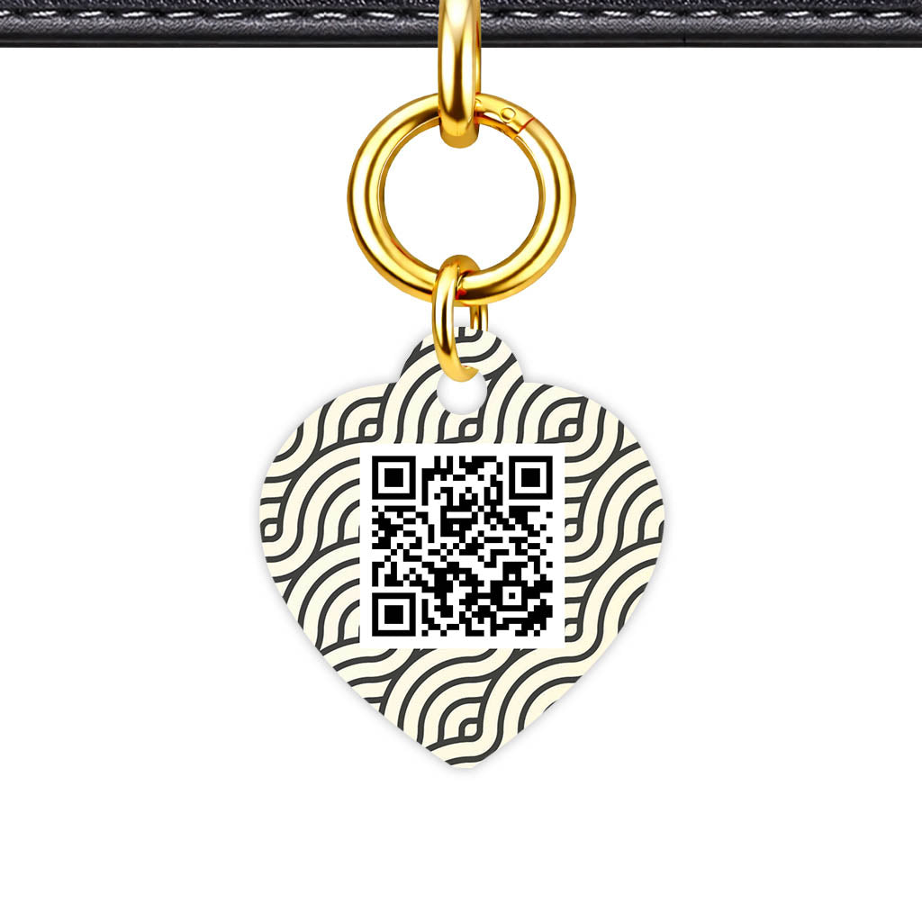 Vintage Cool QR Smart Pet Id Tag (Dog Tag & Cat Tag)