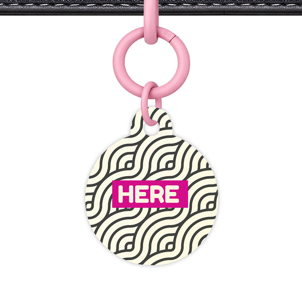 Vintage Cool QR Smart Pet Id Tag (Dog Tag & Cat Tag)