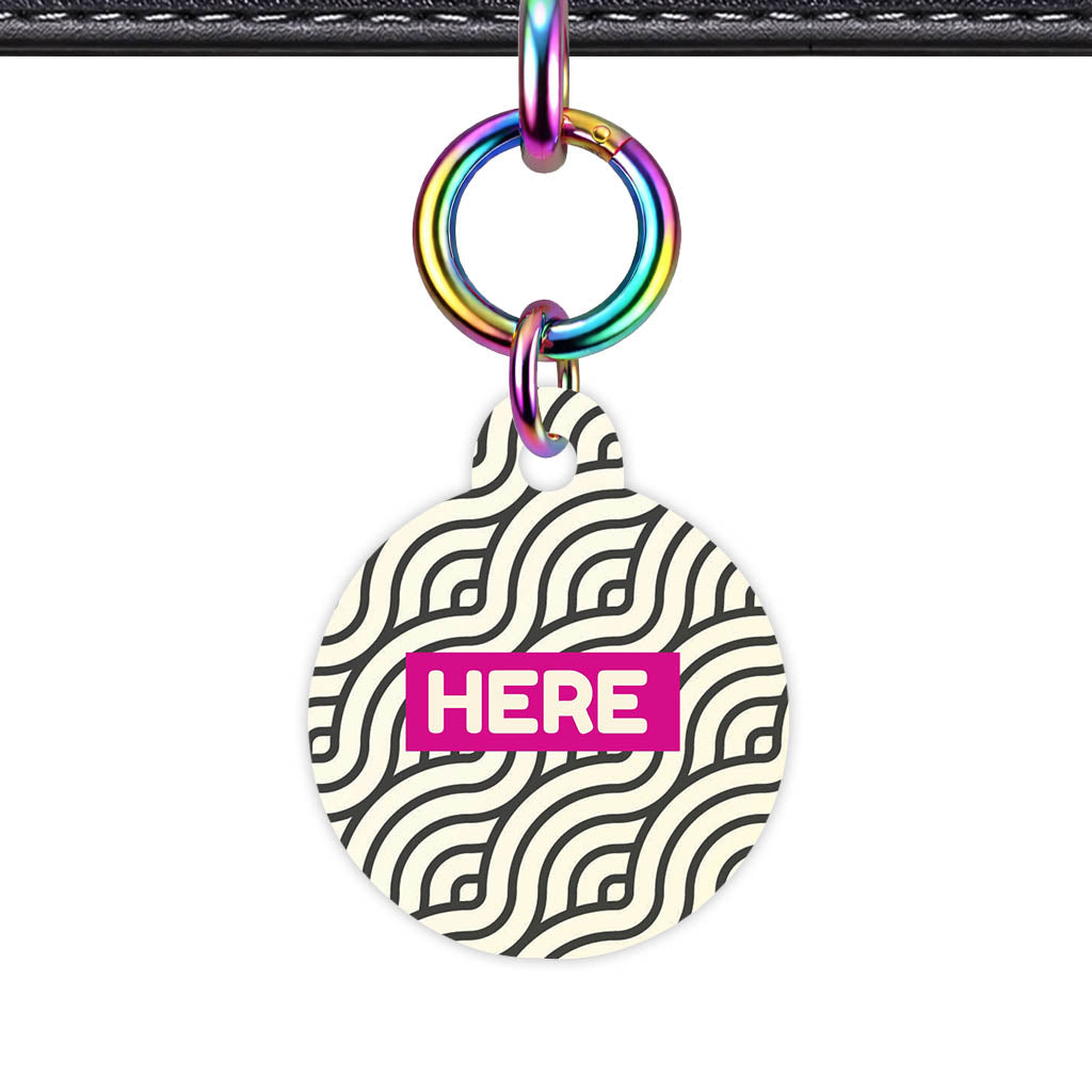 Vintage Cool QR Smart Pet Id Tag (Dog Tag & Cat Tag)