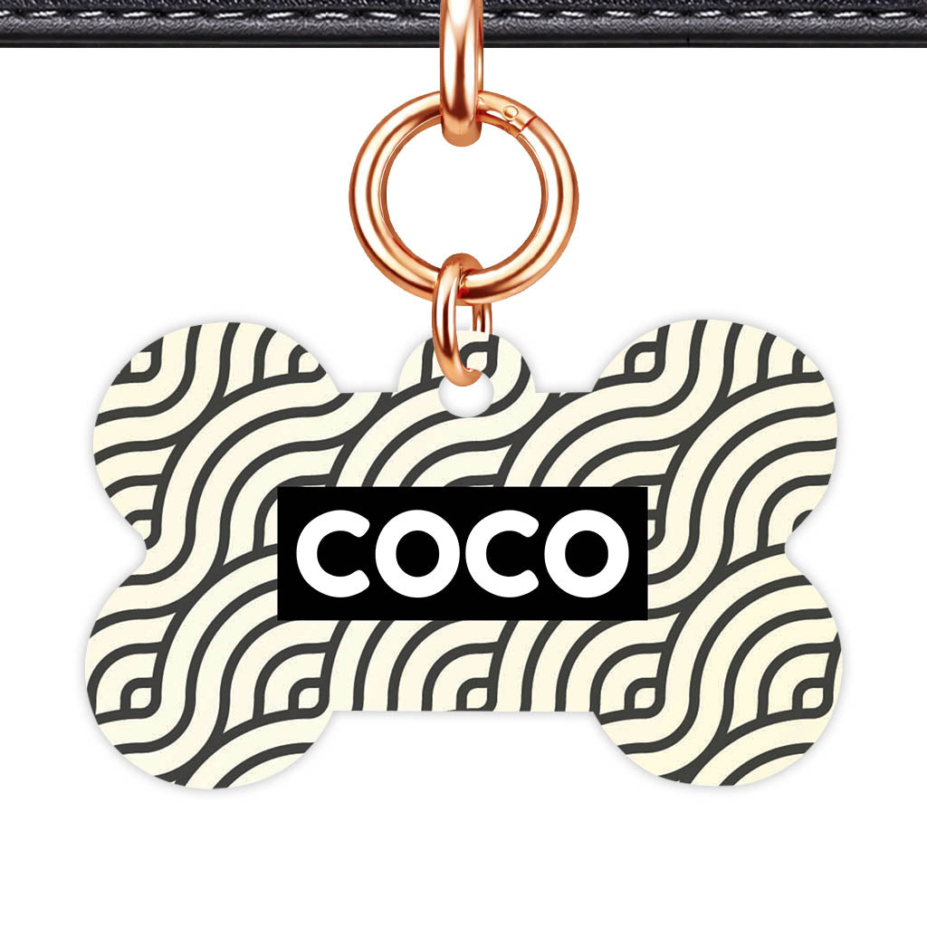 Vintage Cool QR Smart Pet Id Tag (Dog Tag & Cat Tag)