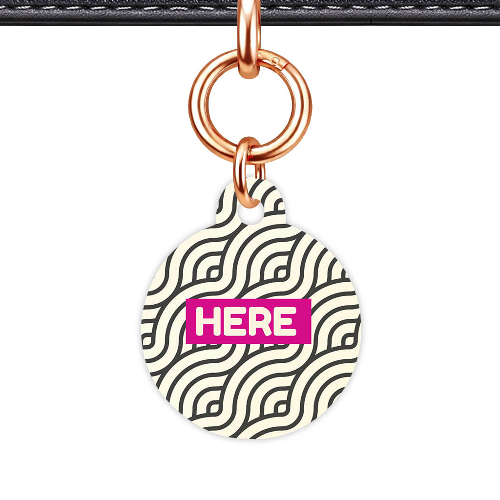 Vintage Cool QR Smart Pet Id Tag (Dog Tag & Cat Tag)