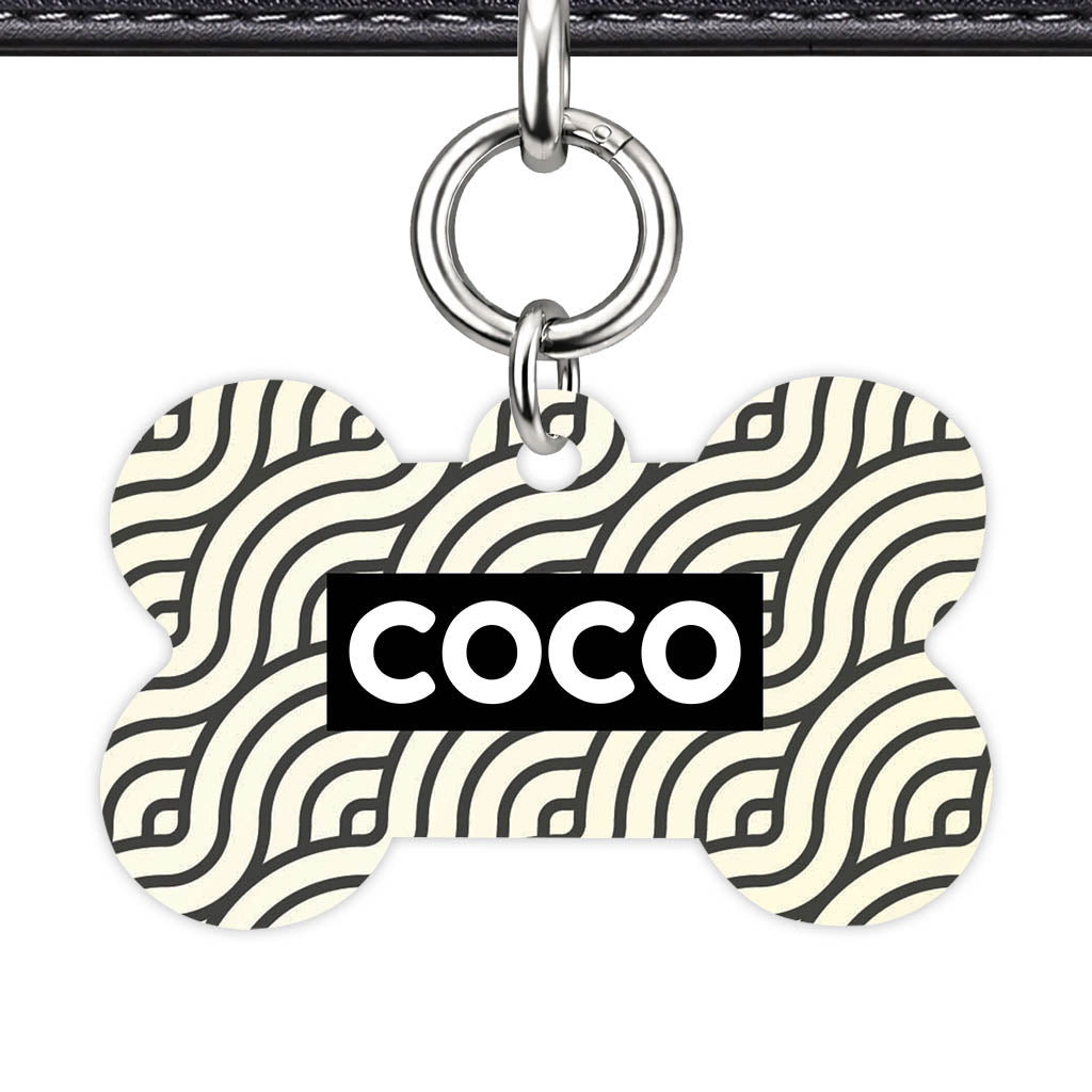 Vintage Cool QR Smart Pet Id Tag (Dog Tag & Cat Tag)