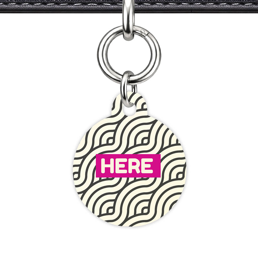 Vintage Cool QR Smart Pet Id Tag (Dog Tag & Cat Tag)