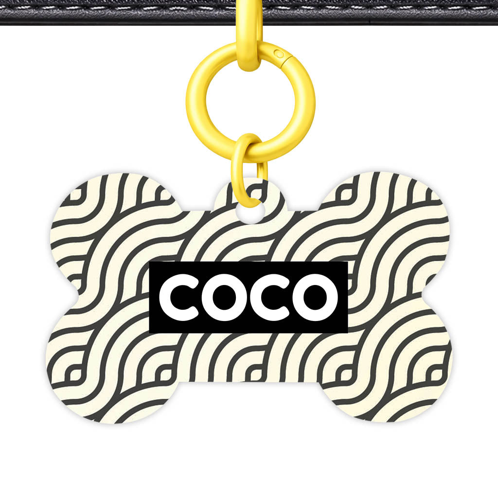 Vintage Cool QR Smart Pet Id Tag (Dog Tag & Cat Tag)