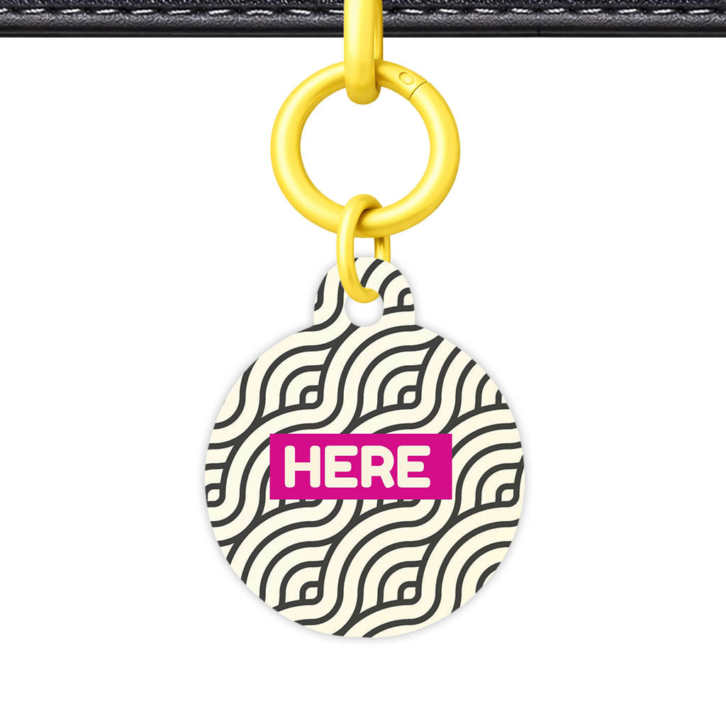 Vintage Cool QR Smart Pet Id Tag (Dog Tag & Cat Tag)