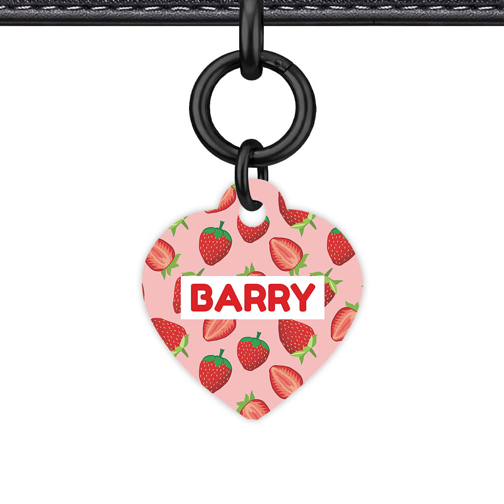 Strawberry Fun QR Smart Pet Id Tag (Dog Tag & Cat Tag)