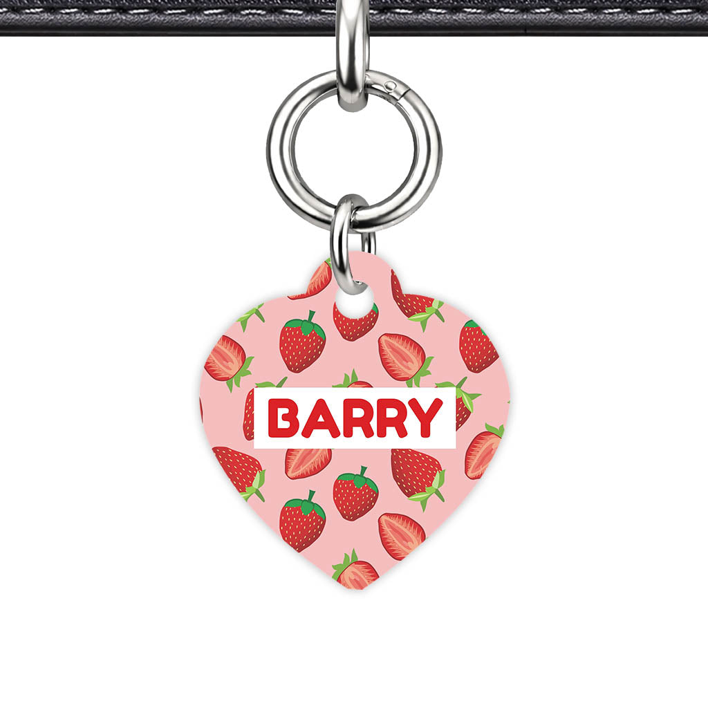 Strawberry Fun QR Smart Pet Id Tag (Dog Tag & Cat Tag)