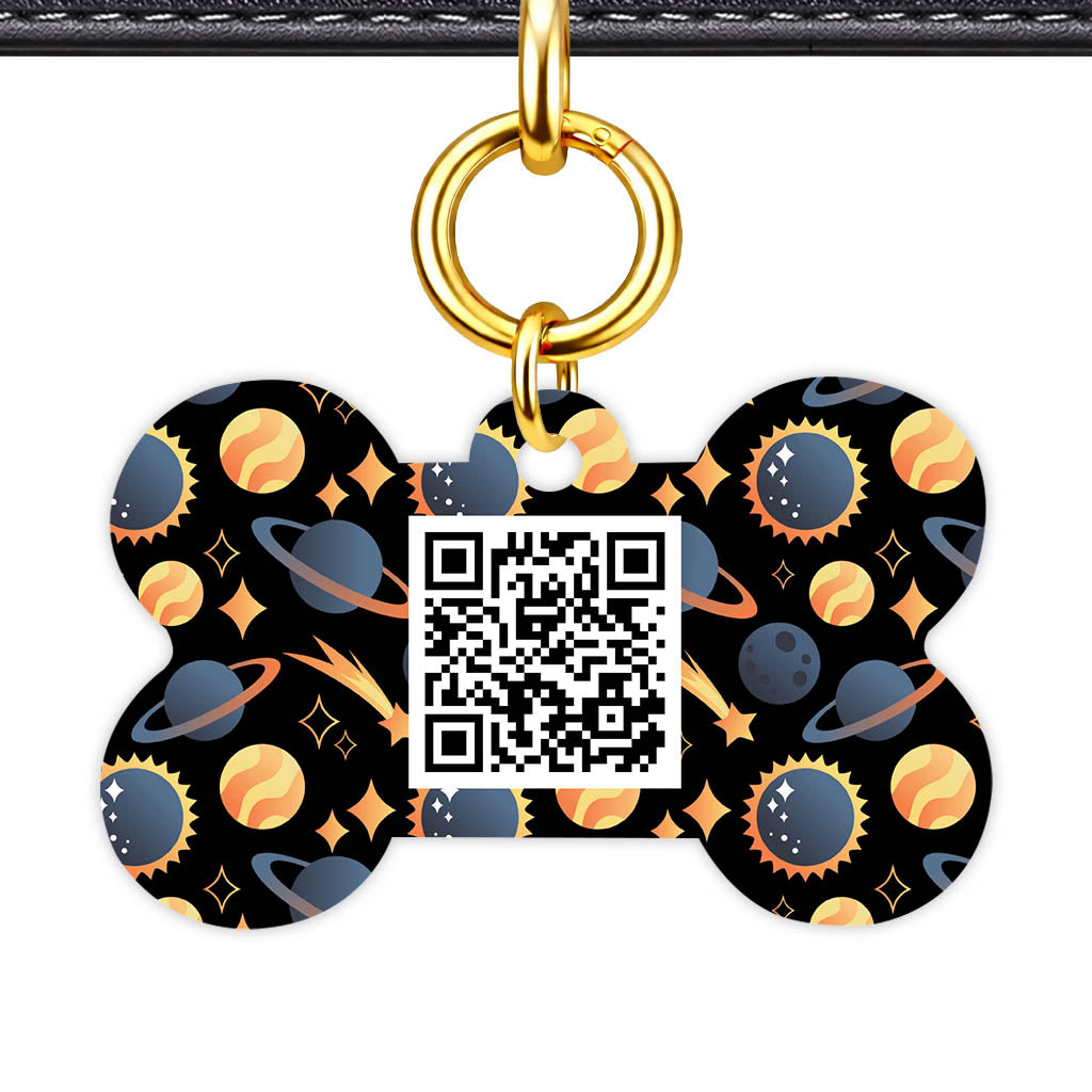Spacy Wonder QR Smart Pet Id Tag (Dog Tag & Cat Tag)