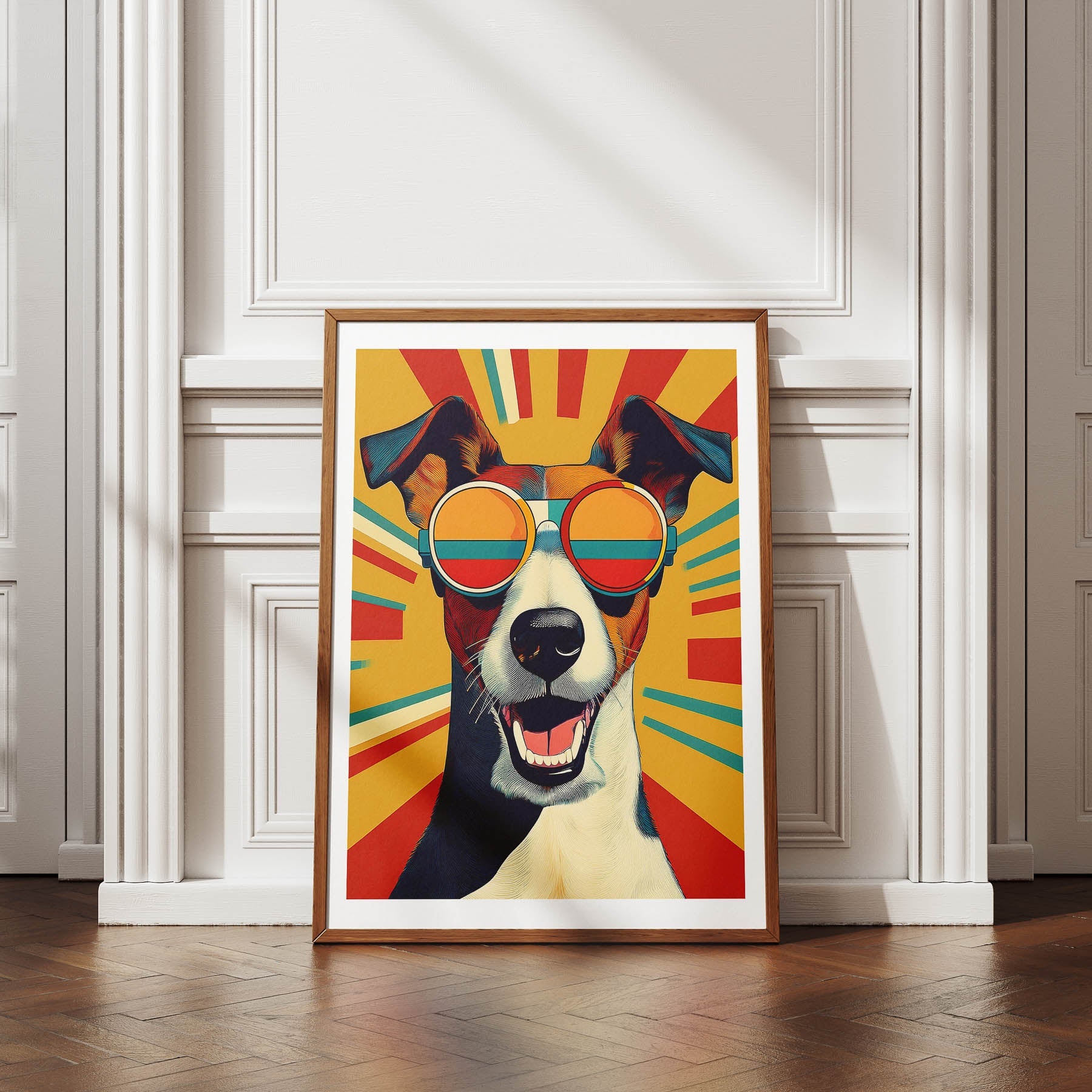 Fox Terrier In Colourful Sunnies 2 image 4