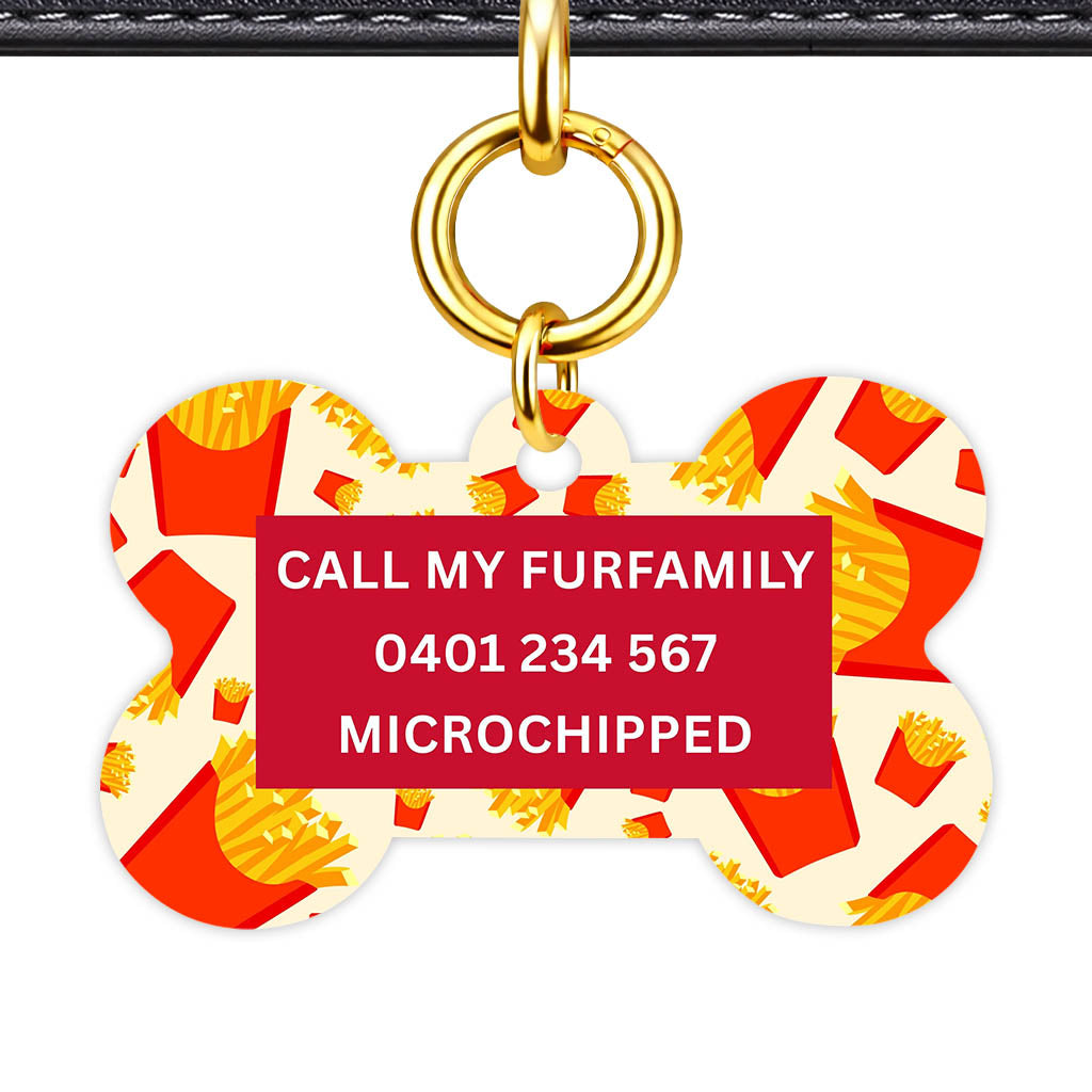 Fries the Side Classic Pet Id (Dog Tag & Cat Tag)