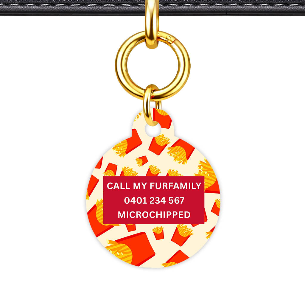 Fries the Side Classic Pet Id (Dog Tag & Cat Tag)