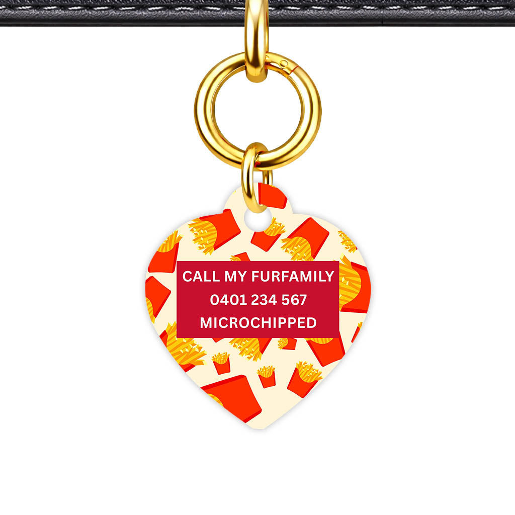 Fries the Side Classic Pet Id (Dog Tag & Cat Tag)
