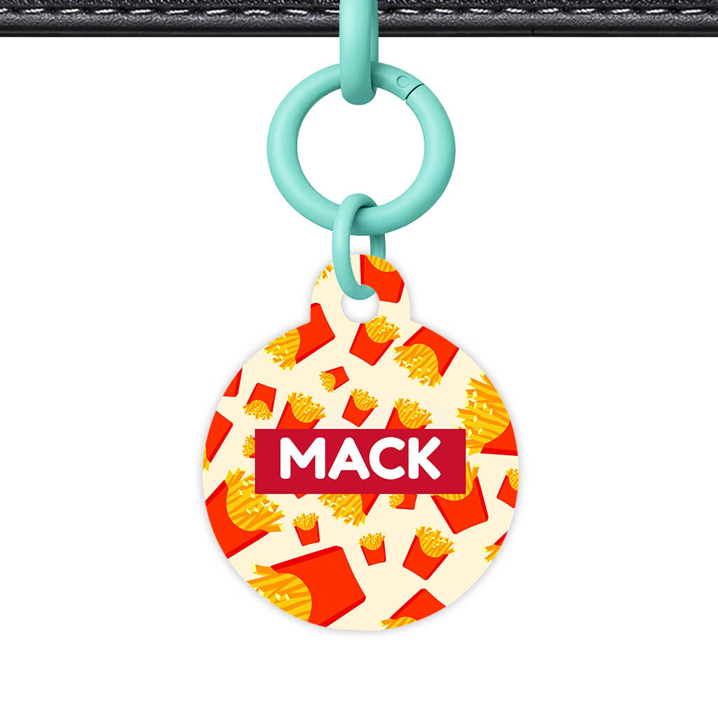 Fries the Side QR Smart Pet Id Tag (Dog Tag & Cat Tag)