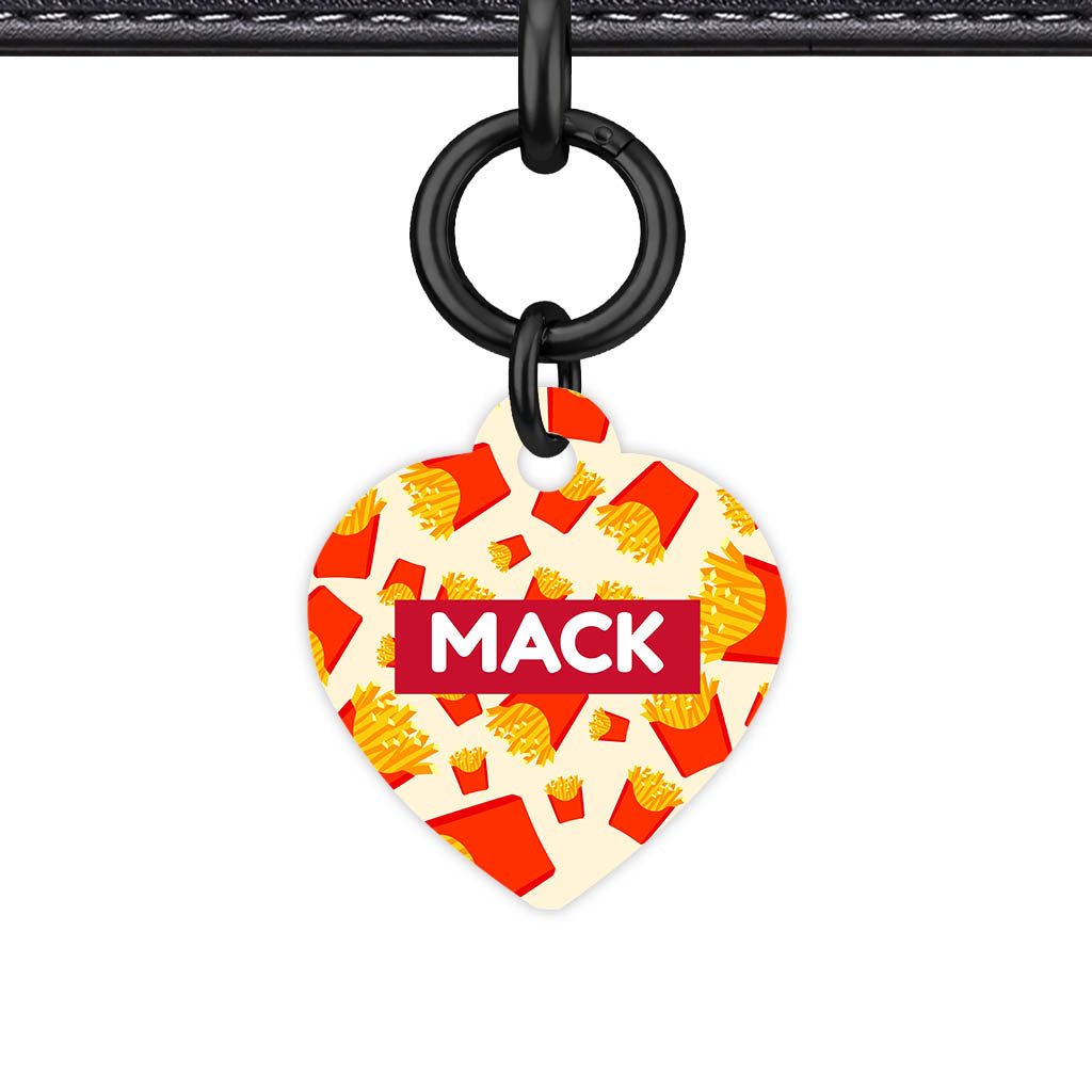 Fries the Side QR Smart Pet Id Tag (Dog Tag & Cat Tag)