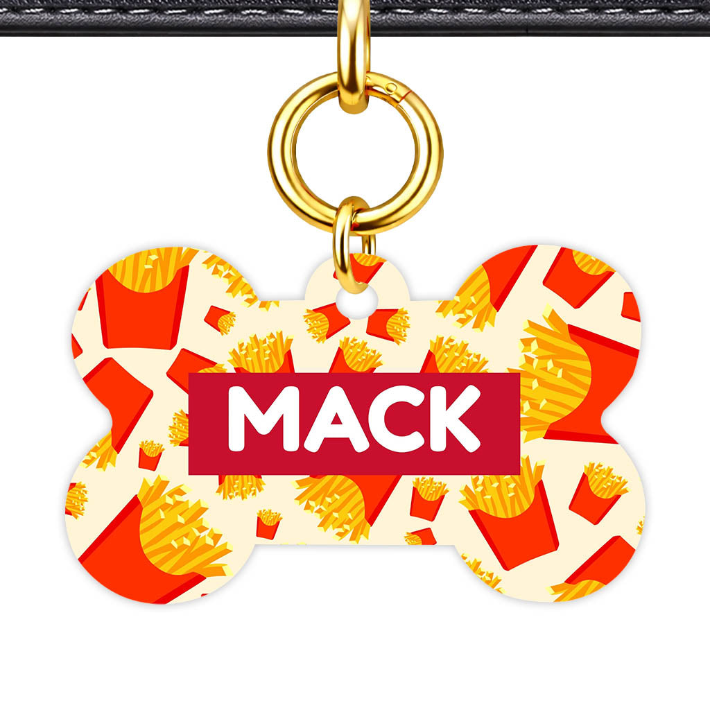 Fries the Side Classic Pet Id (Dog Tag & Cat Tag)