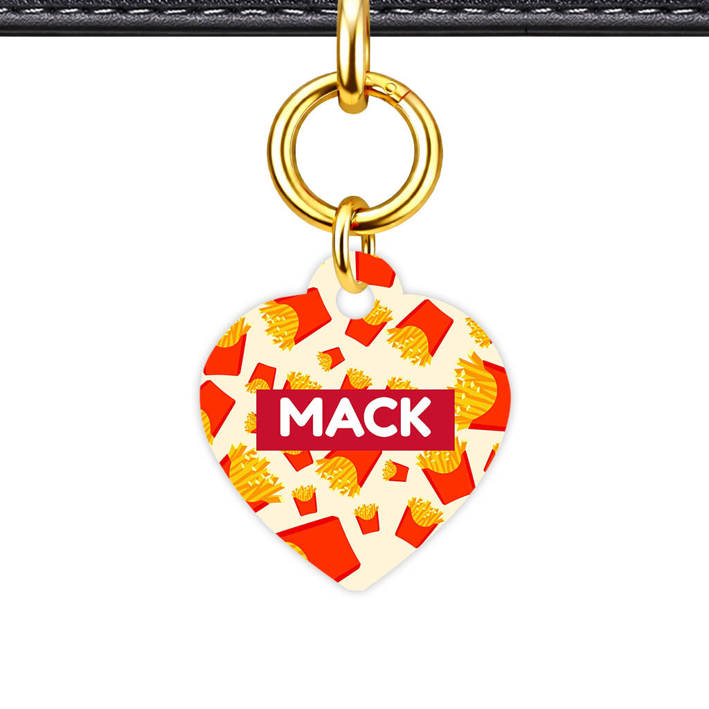 Mixed Classic Dog Tag Gold Classic Vol 25 | 5 Designs | Heart Bone Circle | Pet ID Tag - Classic Id Unique Fries The Side Classic Pet Id Dog Tag And Cat Tag 2040