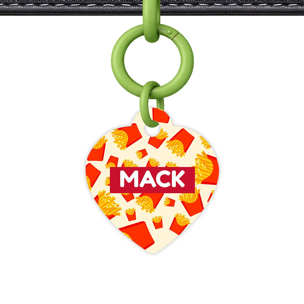 Fries the Side QR Smart Pet Id Tag (Dog Tag & Cat Tag)