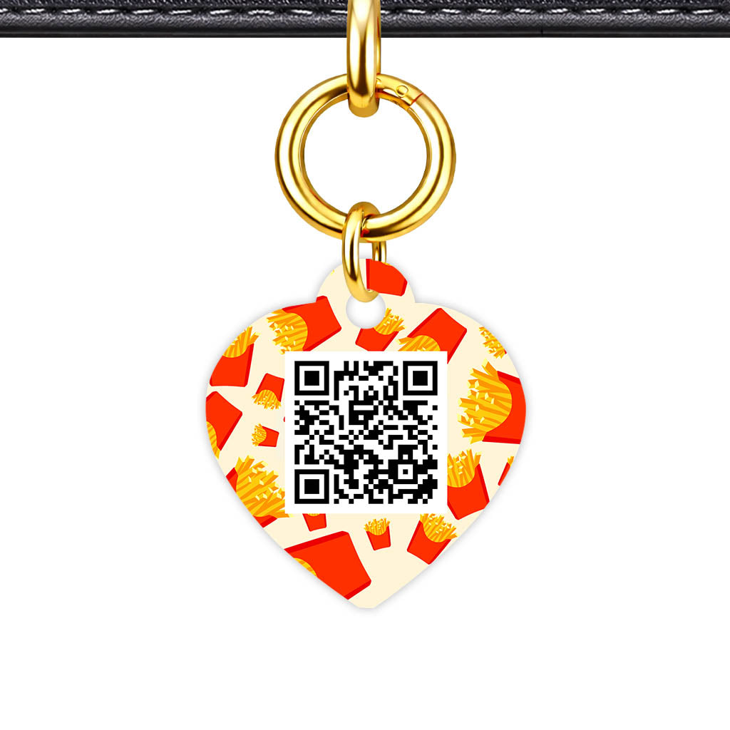 Fries the Side QR Smart Pet Id Tag (Dog Tag & Cat Tag)