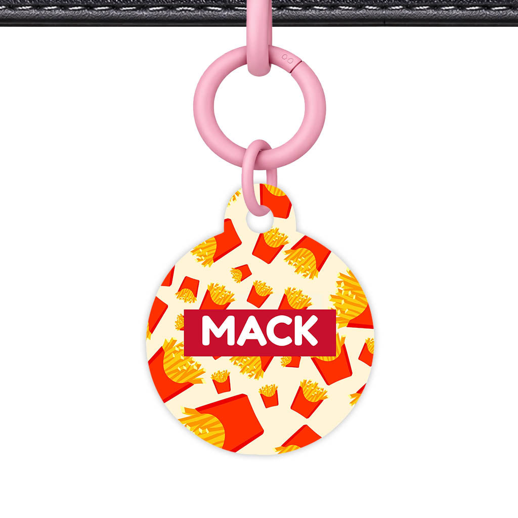 Fries the Side QR Smart Pet Id Tag (Dog Tag & Cat Tag)