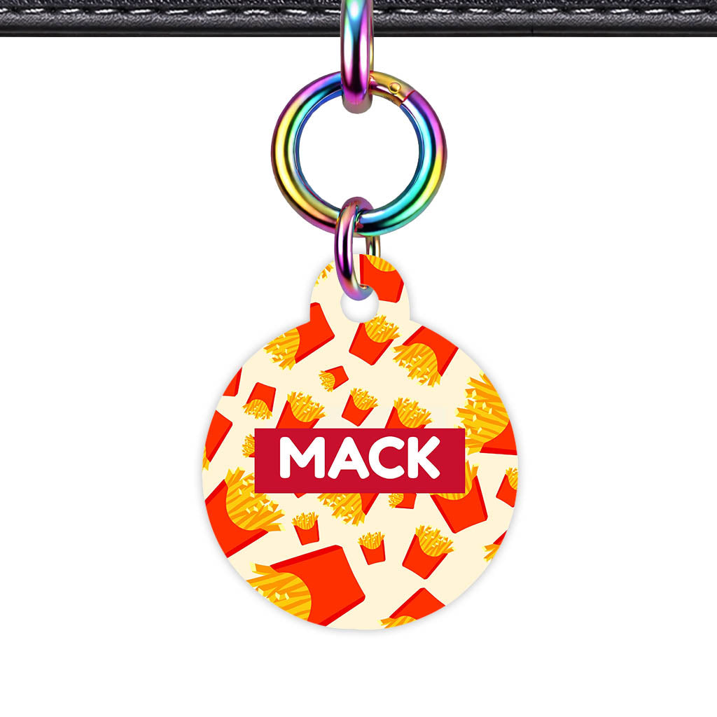 Fries the Side QR Smart Pet Id Tag (Dog Tag & Cat Tag)