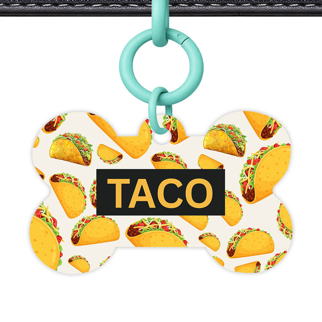Tacos QR Smart Pet Id Tag (Dog Tag & Cat Tag)