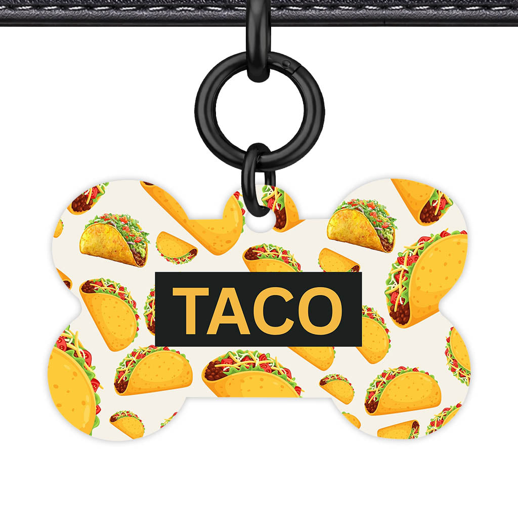 Tacos QR Smart Pet Id Tag (Dog Tag & Cat Tag)