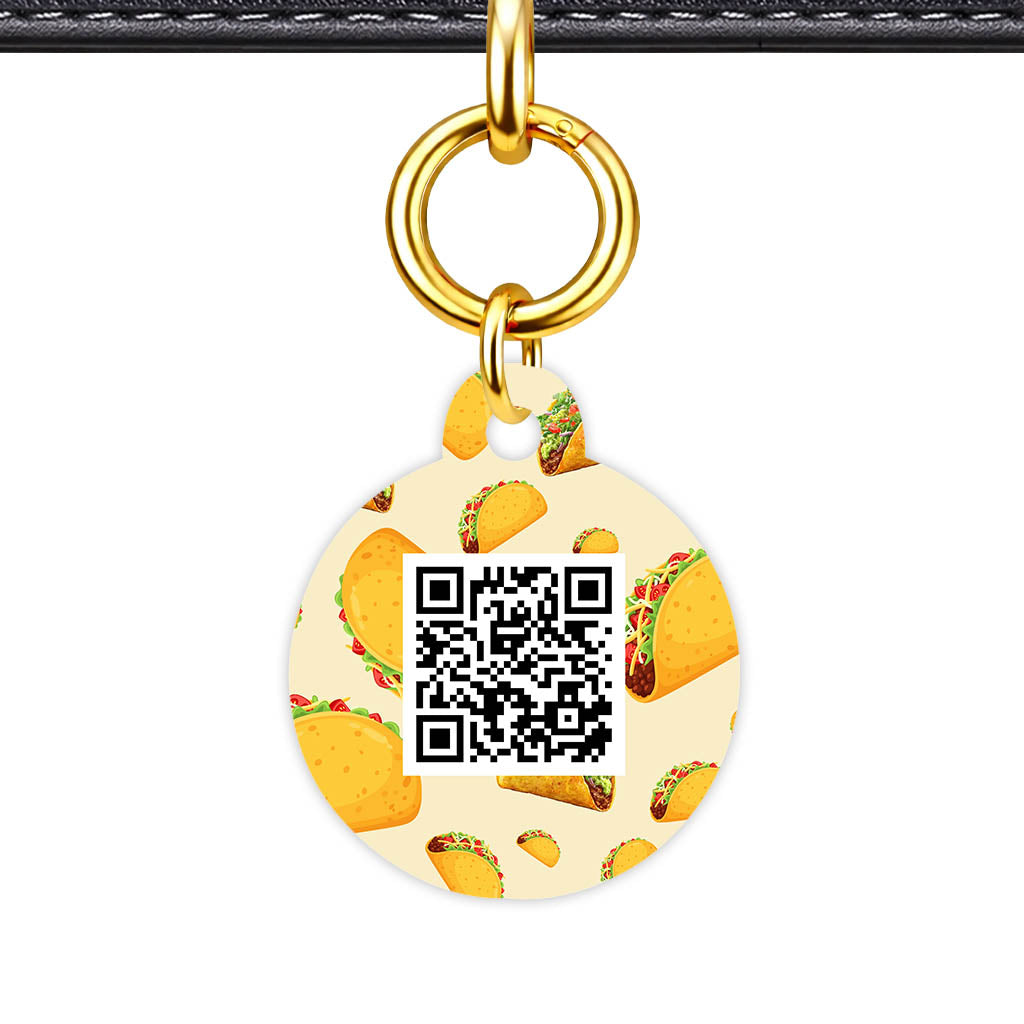 Tacos QR Smart Pet Id Tag (Dog Tag & Cat Tag)