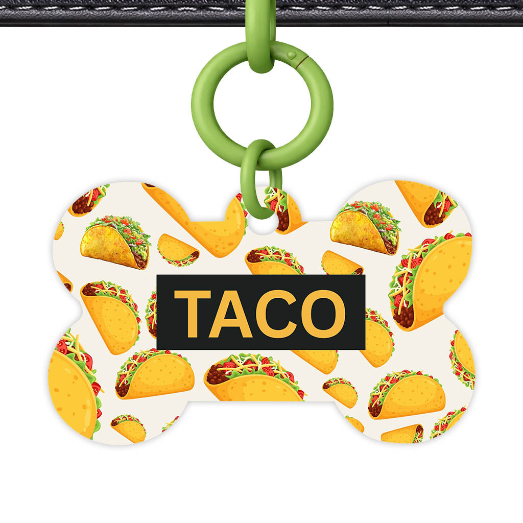 Tacos QR Smart Pet Id Tag (Dog Tag & Cat Tag)