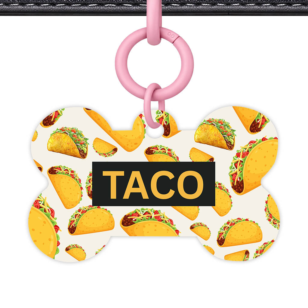 Tacos QR Smart Pet Id Tag (Dog Tag & Cat Tag)