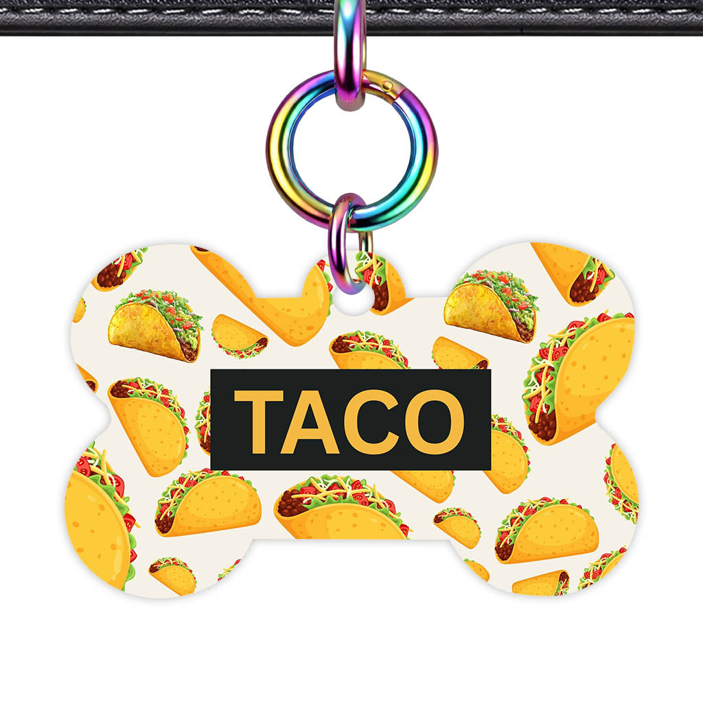 Tacos QR Smart Pet Id Tag (Dog Tag & Cat Tag)