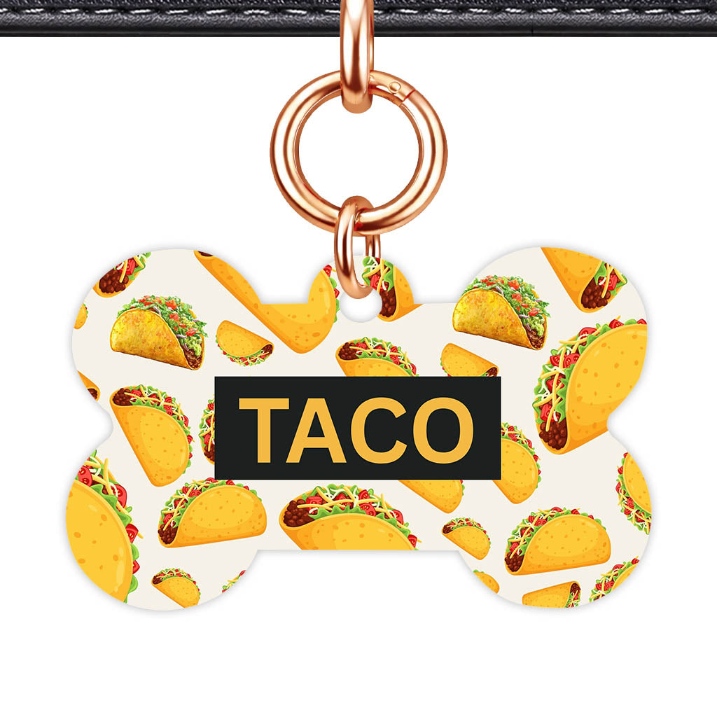Tacos QR Smart Pet Id Tag (Dog Tag & Cat Tag)
