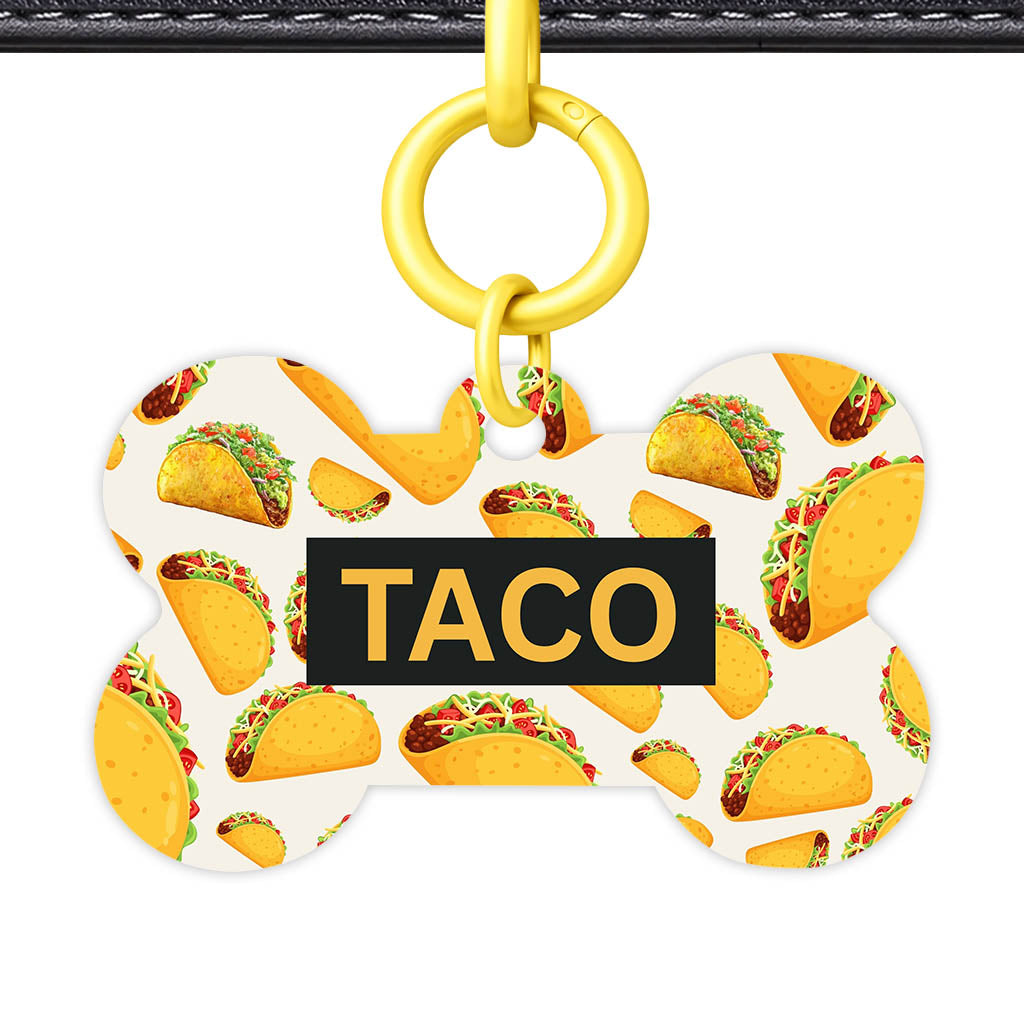 Tacos QR Smart Pet Id Tag (Dog Tag & Cat Tag)