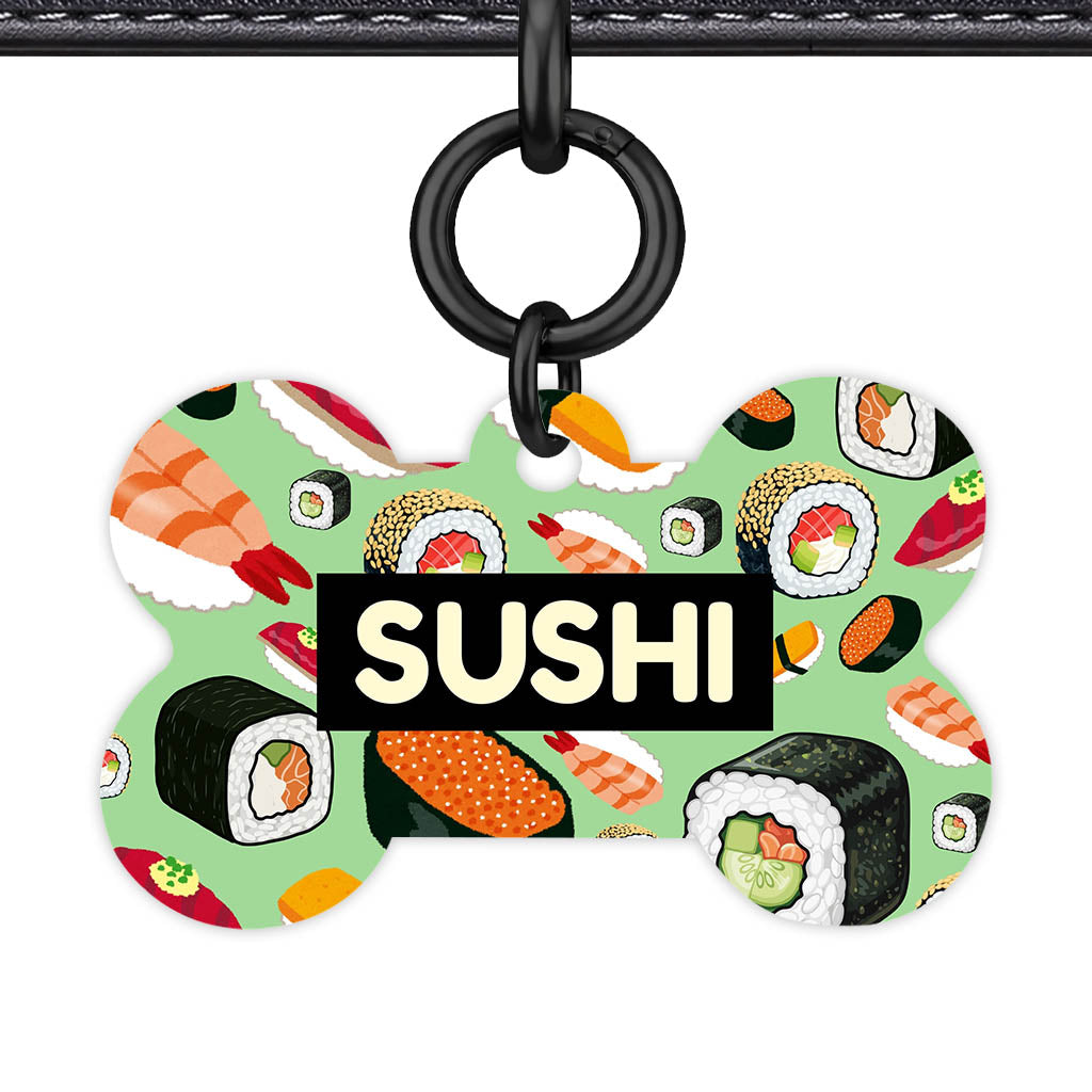 Sushi Heaven QR Smart Pet Id Tag (Dog Tag & Cat Tag)