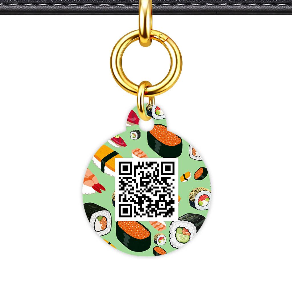 Sushi Heaven QR Smart Pet Id Tag (Dog Tag & Cat Tag)