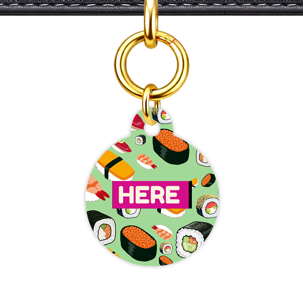 Sushi Heaven QR Smart Pet Id Tag (Dog Tag & Cat Tag)