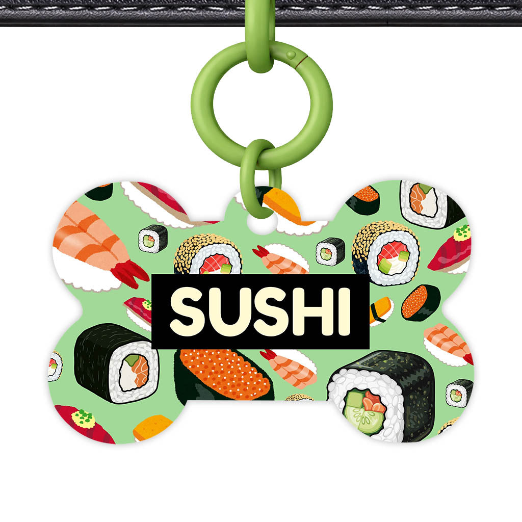 Sushi Heaven QR Smart Pet Id Tag (Dog Tag & Cat Tag)