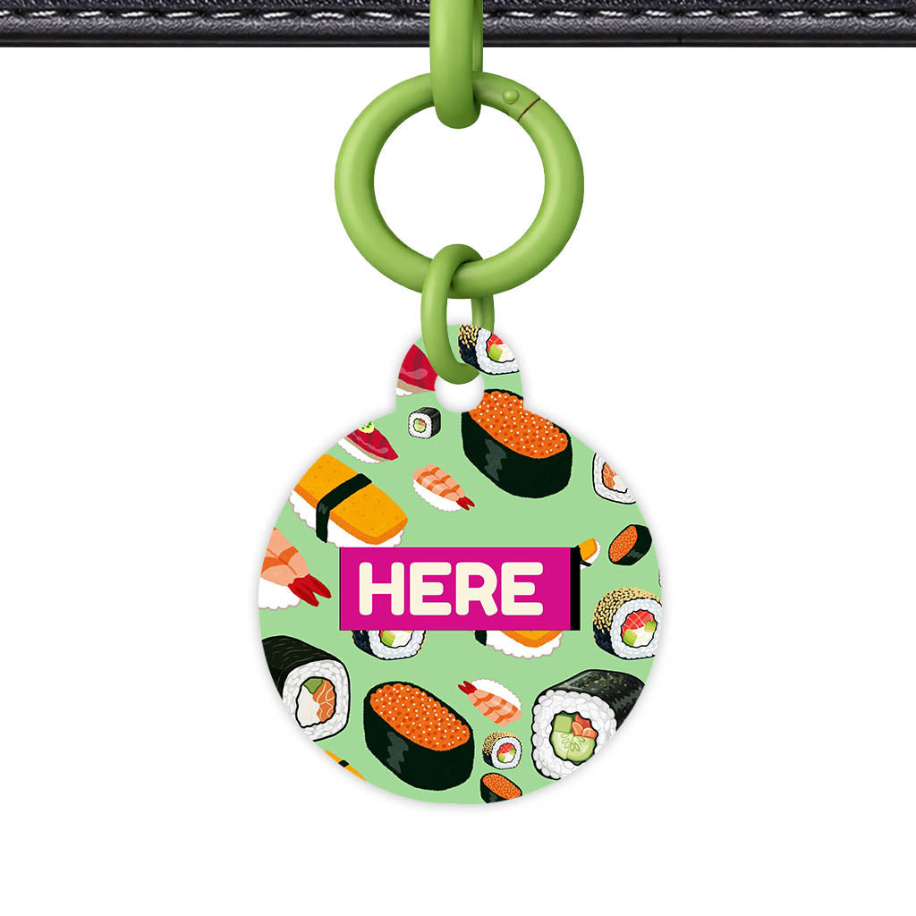 Sushi Heaven QR Smart Pet Id Tag (Dog Tag & Cat Tag)