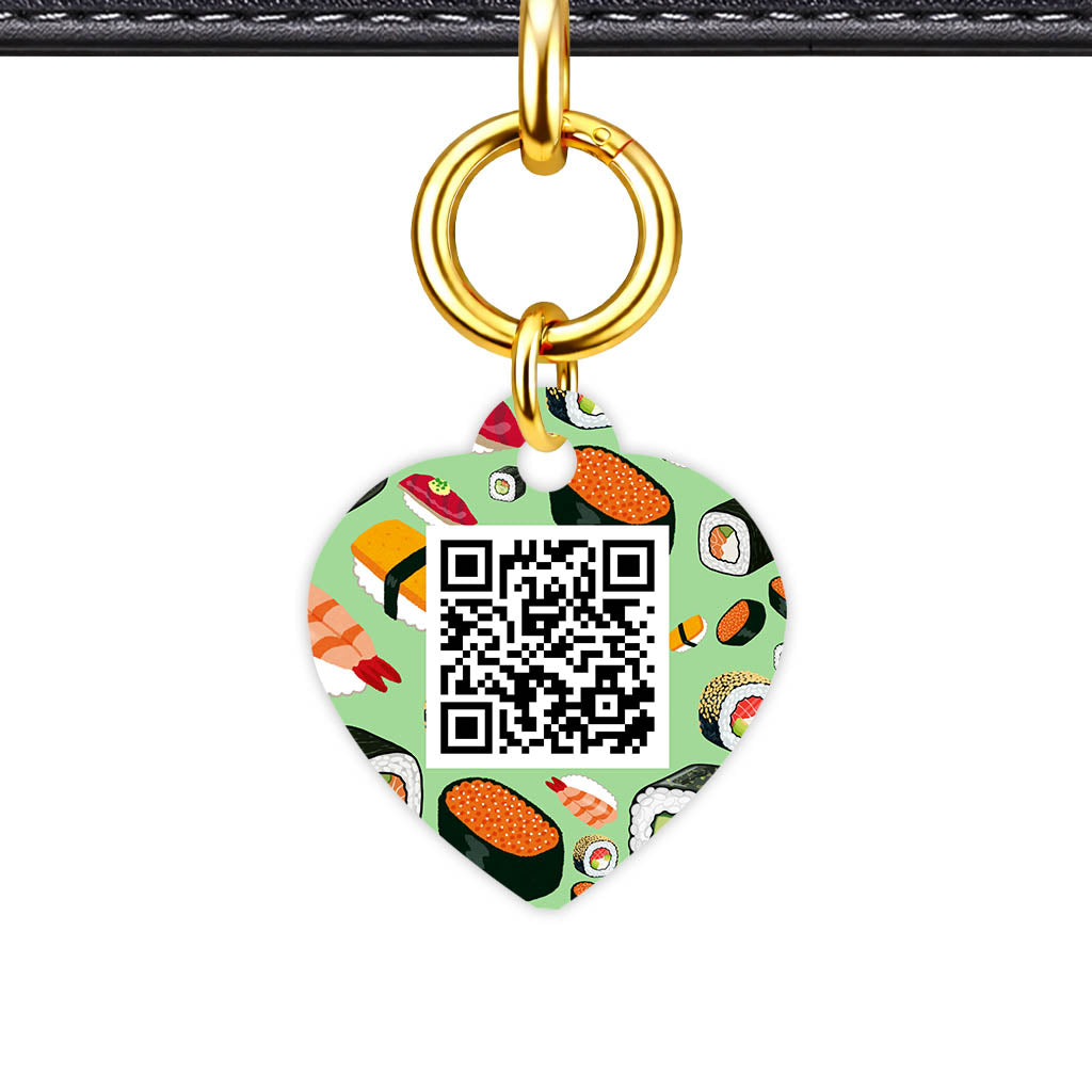 Sushi Heaven QR Smart Pet Id Tag (Dog Tag & Cat Tag)