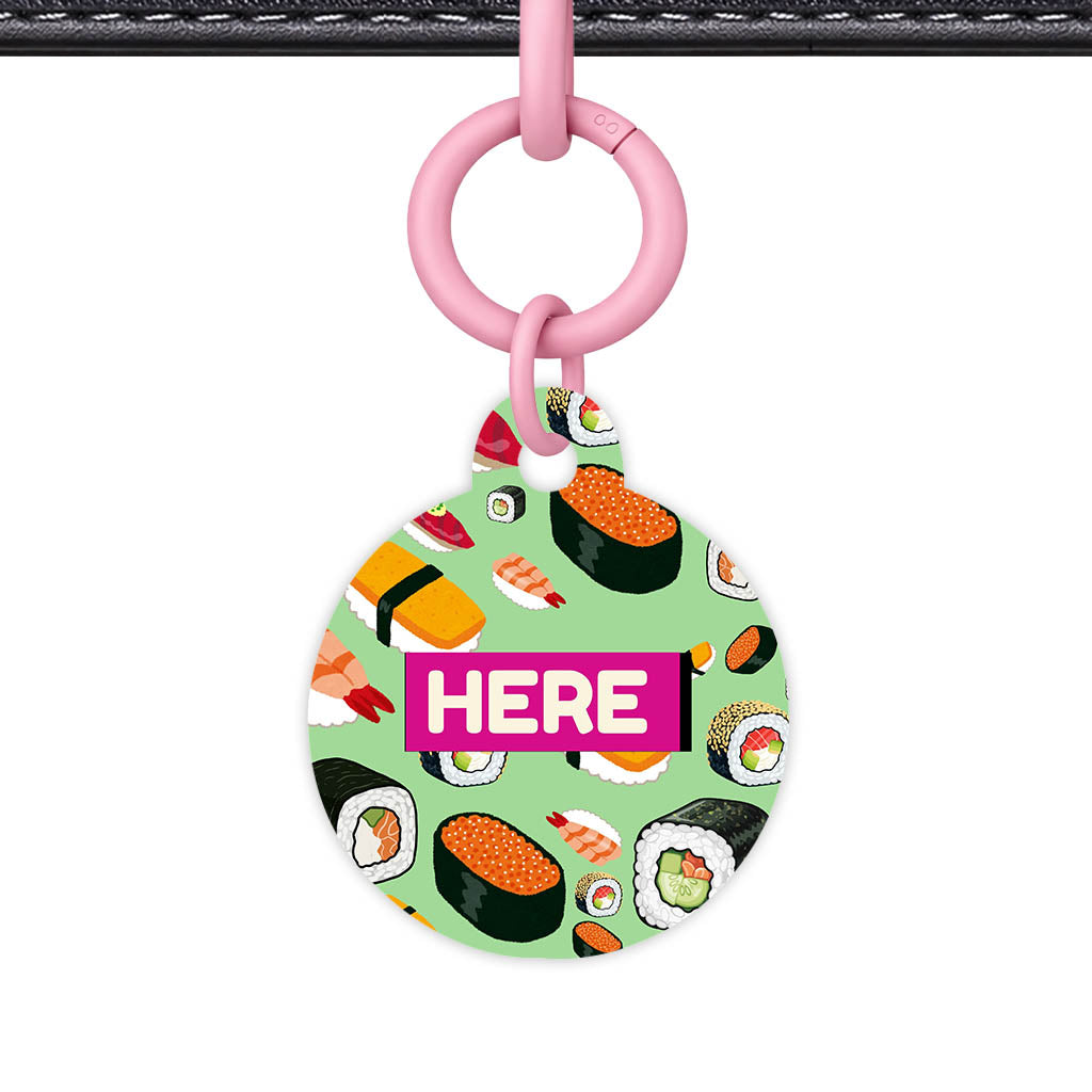 Sushi Heaven QR Smart Pet Id Tag (Dog Tag & Cat Tag)
